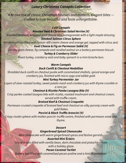 Luxury Christmas Canapés Collection