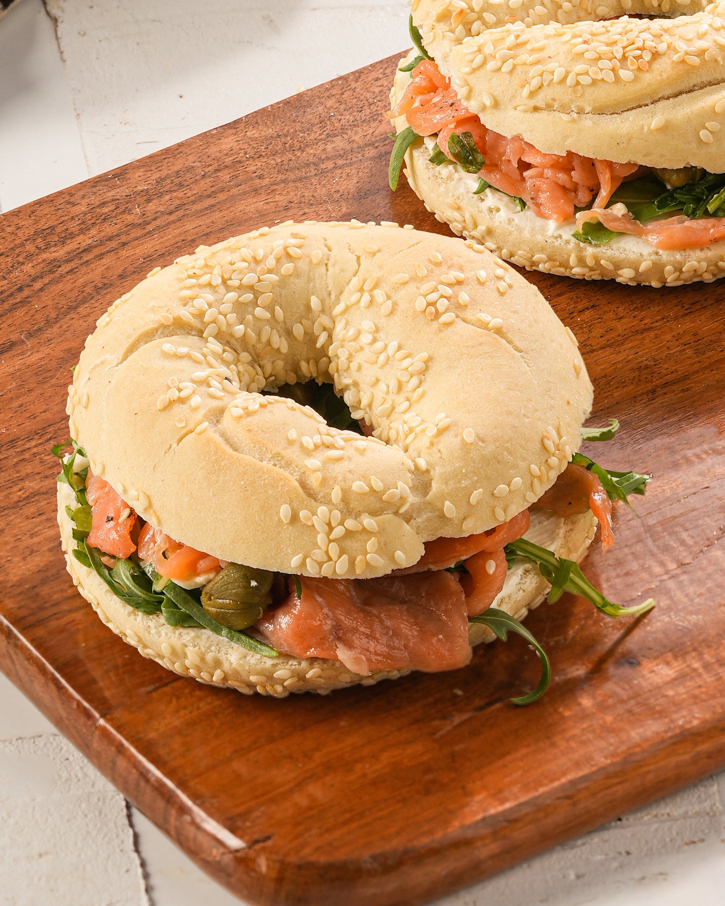 Salmon Lox Bagel