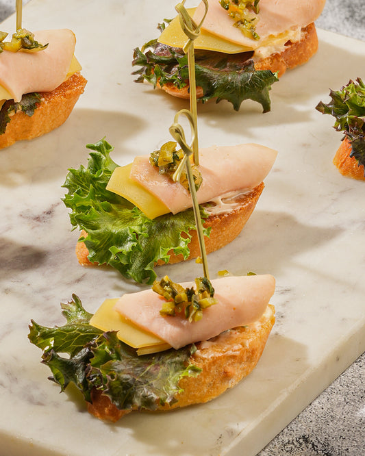 Smoky Turkey Crostini